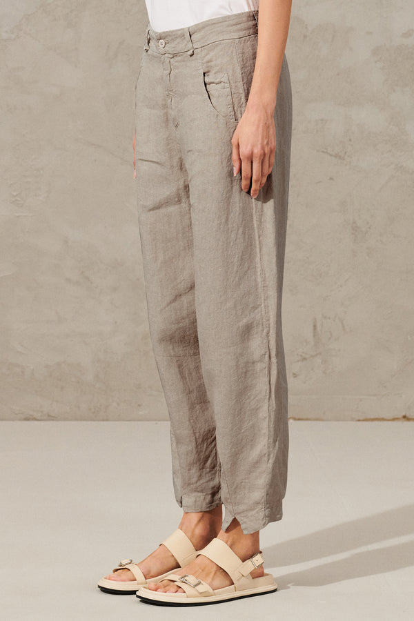 Pantalone comfort fit in lino | 1011.CFDTRWD131.12