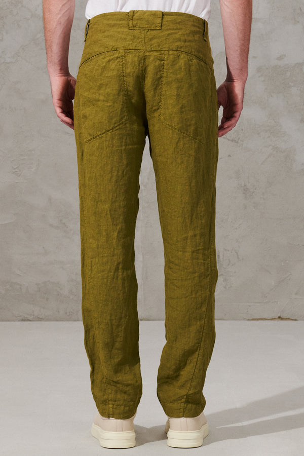 Pantalone regular-fit di lino | 1011.CFUTRWD130.U08