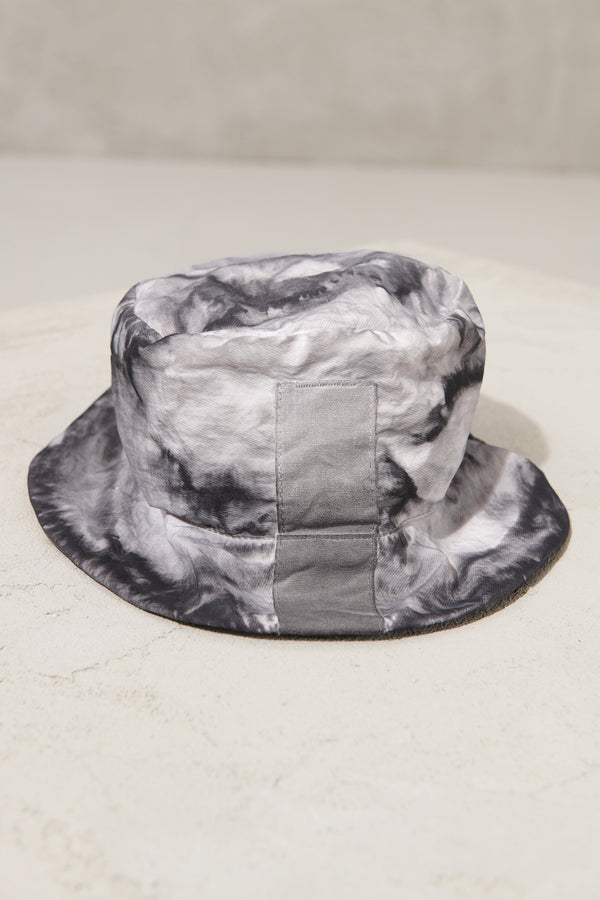 Cappello tinto a freddo effetto taidai in twill di nylon | 1011.HATUTRW5003EC.U310
