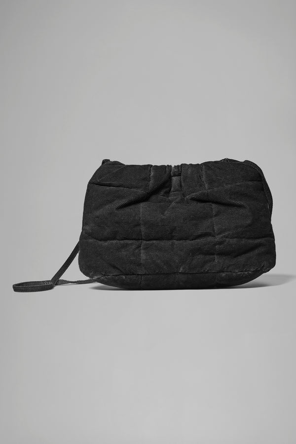 Borsa piccola trapuntata in misto cotone con tintura a freddo con chiusura a calamita | 1016.BGSDTRBT295E.110