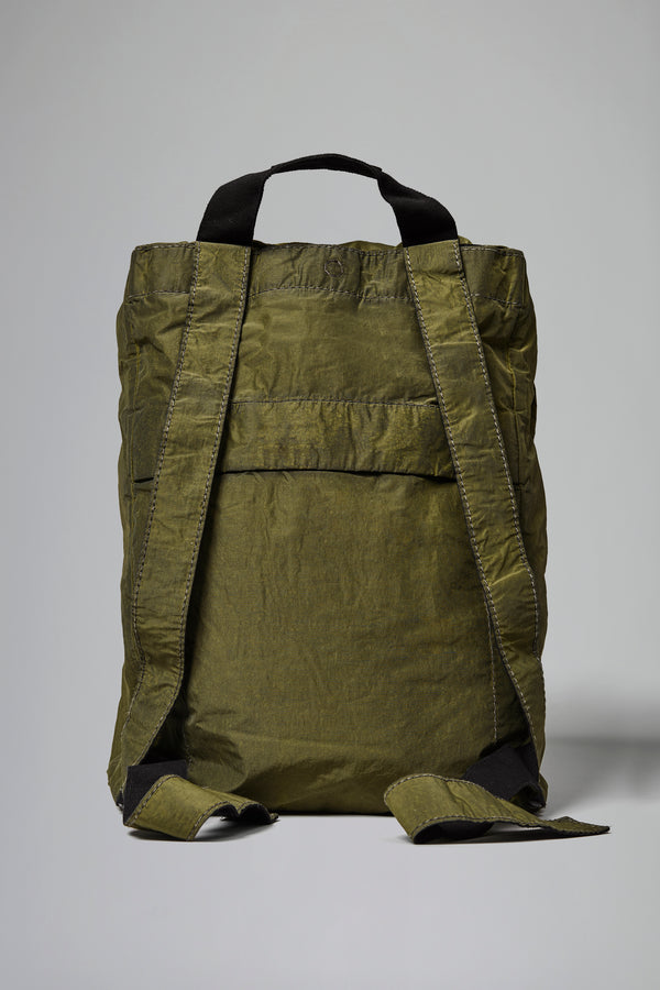 Water repellent, cotton and polyamide backpack with cold dyeing and cotton webbing details | 1016.BGSUTRB4000.U04