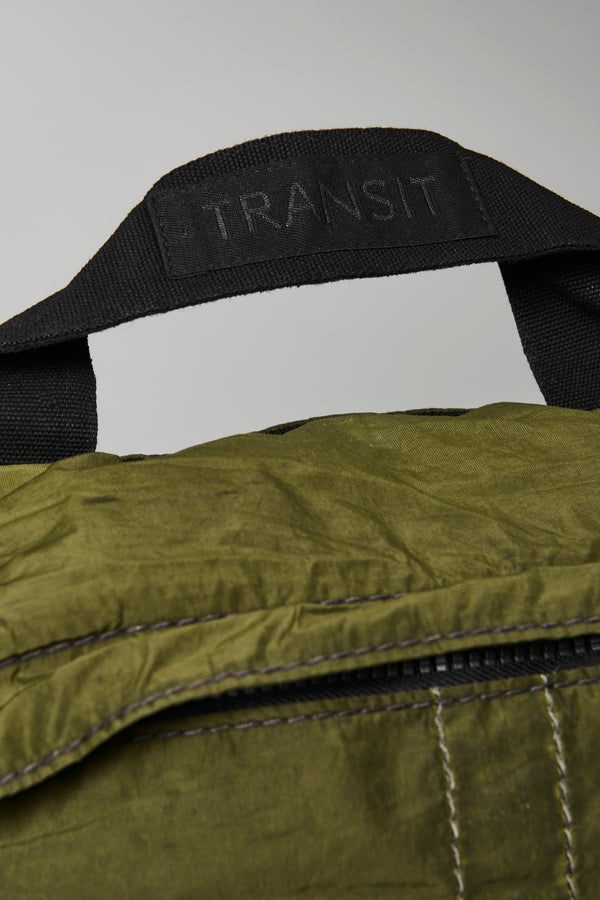 Water repellent, cotton and polyamide backpack with cold dyeing and cotton webbing details | 1016.BGSUTRB4000.U04