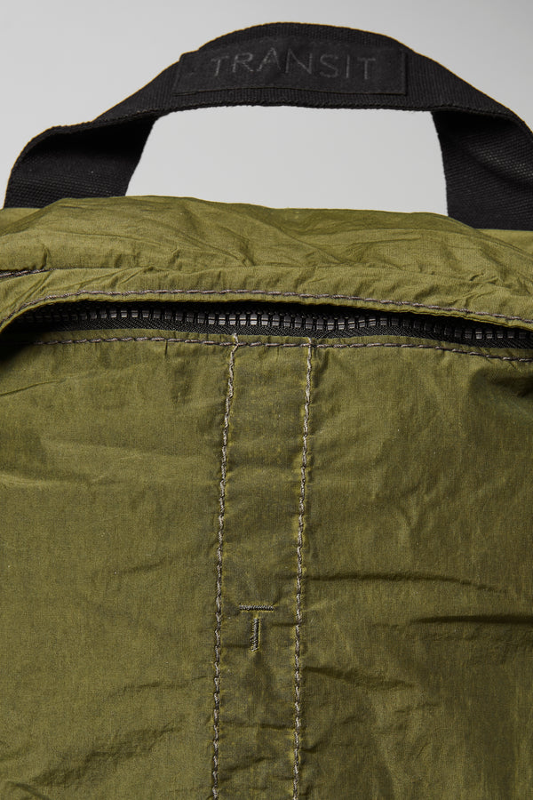 Water repellent, cotton and polyamide backpack with cold dyeing and cotton webbing details | 1016.BGSUTRB4000.U04