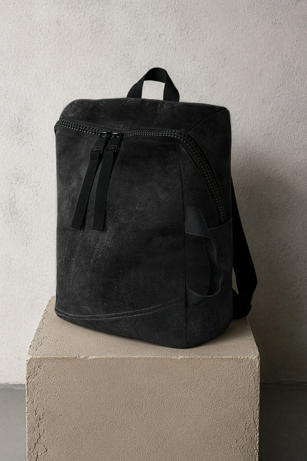 Sac à dos en cuir ciré effet marbré | 1019.BGSUTRE4000.U10