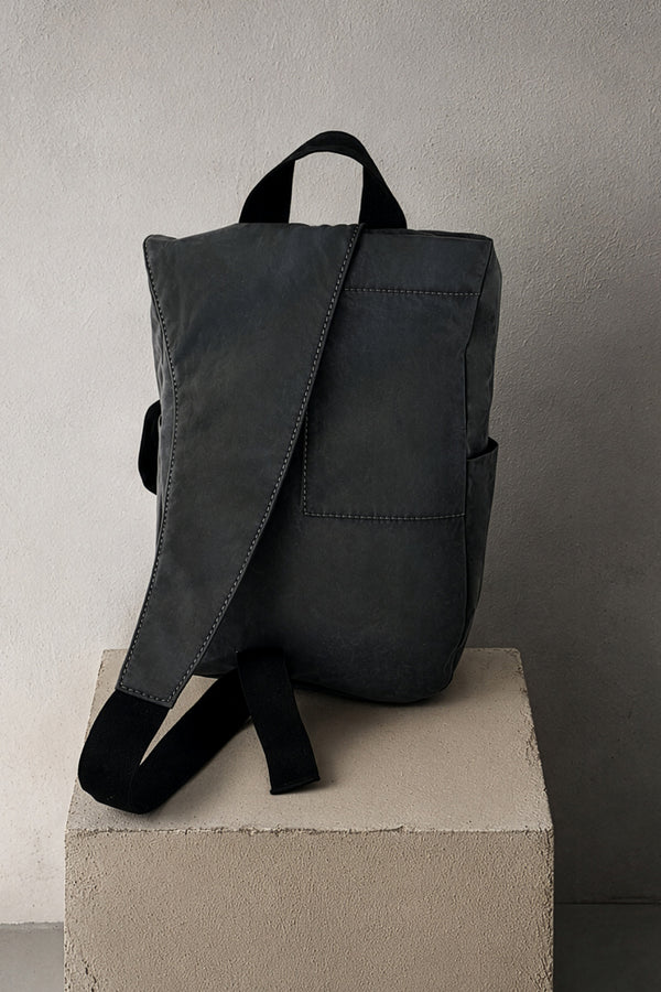 Rucksack aus wasserabweisendem, gebürstetem Baumwoll-Nylon-Gewebe | 1019.BGSUTRE4001.U12