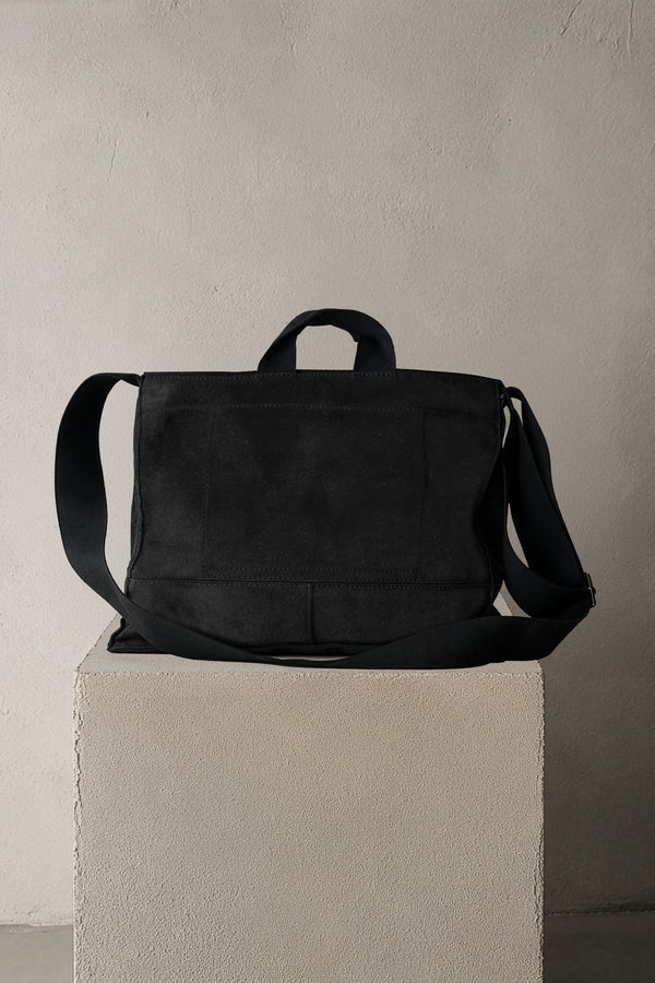 Sac messenger en cuir ciré effet marbré | 1019.BGSUTRE4002.U10