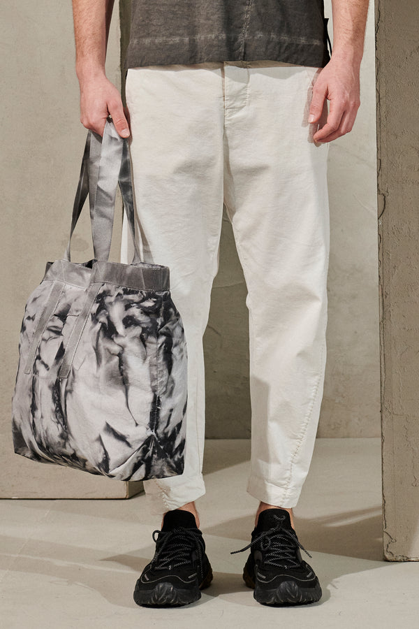 Große tasche, kalt gefärbt, in batik-optik aus nylon-twill | 1011.BGSUTRW4000EC.U310