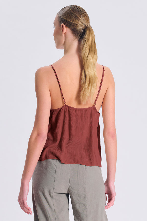 Viscose vest with thin, adjustable straps | 1017.CFDTDC-3107.650