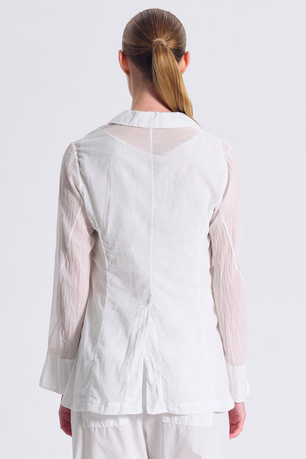Jacke mit regulärer Passform aus Baumwollmusselin | 1017.CFDTDC-5004.110
