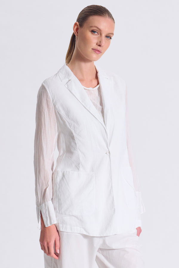 Jacke mit regulärer Passform aus Baumwollmusselin | 1017.CFDTDC-5004.110