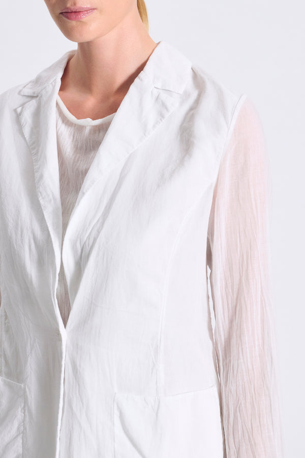 Jacke mit regulärer Passform aus Baumwollmusselin | 1017.CFDTDC-5004.110