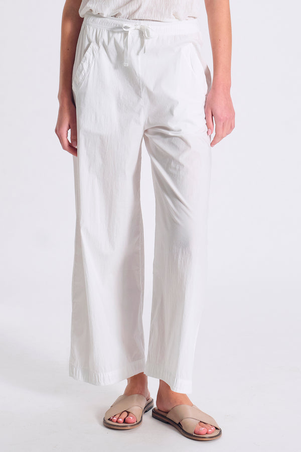 Pantalone dritto in popeline di cotone stretch dalla vestibilità morbida | 1017.CFDTDC-5005.110