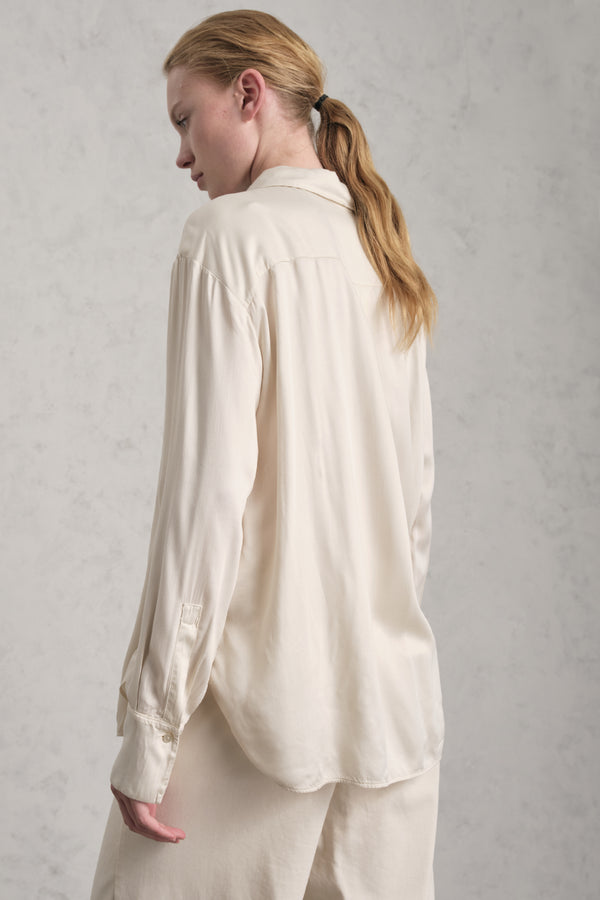 Camicia in raso di viscosa | 1019.CFDTDE-5103.120