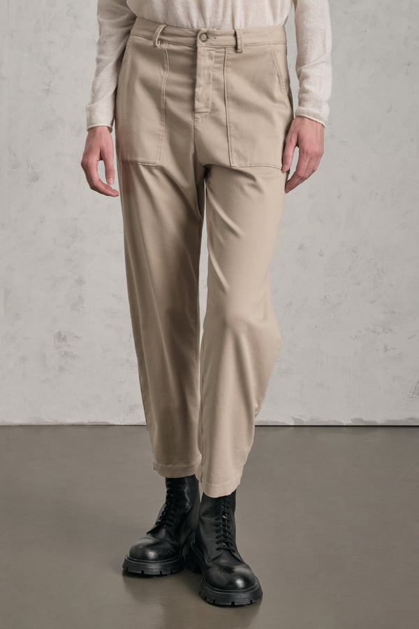 Pantalone in tencel e cotone stretch | 1019.CFDTDE-5901.135