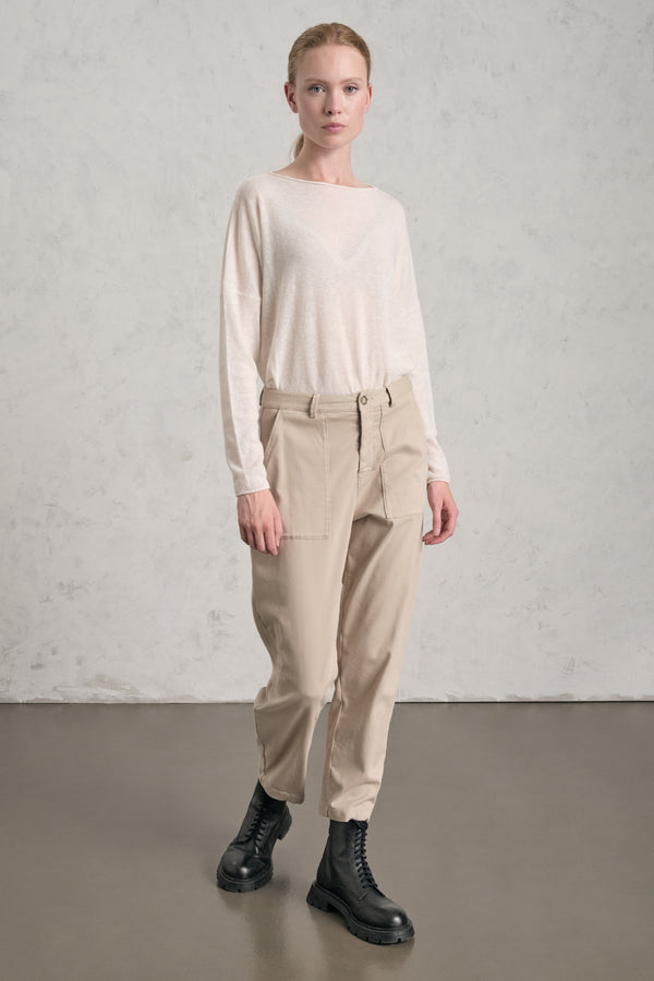 Pantalone in tencel e cotone stretch | 1019.CFDTDE-5901.135