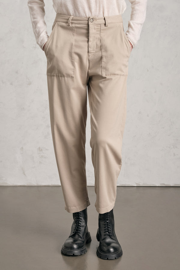 Pantalone in tencel e cotone stretch | 1019.CFDTDE-5901.135