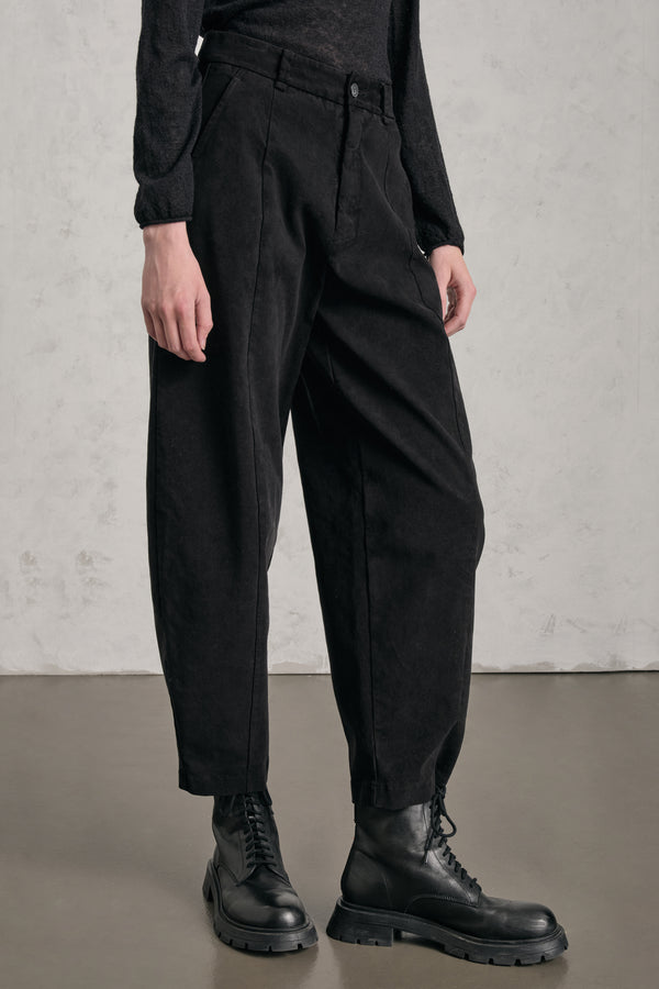 Hose im Relaxed Fit aus elastischem Modal-Tencel-Gewebe | 1019.CFDTDE-6001.901