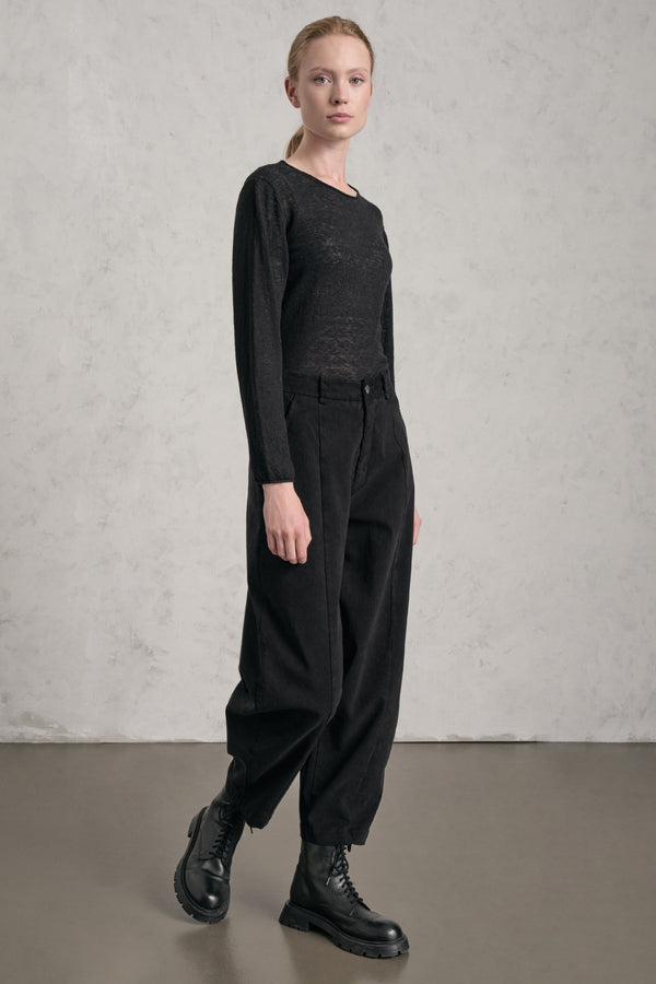 Hose im Relaxed Fit aus elastischem Modal-Tencel-Gewebe | 1019.CFDTDE-6001.901