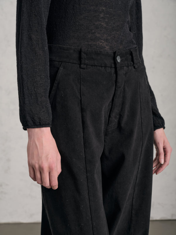 Hose im Relaxed Fit aus elastischem Modal-Tencel-Gewebe | 1019.CFDTDE-6001.901