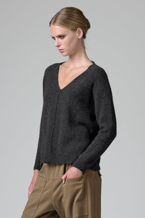 Maglia dalla linea ampia in misto alpaca e lana | 1016.CFDTRB12471.13