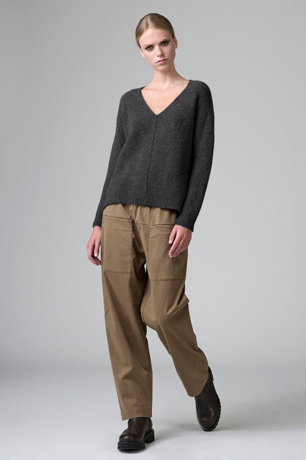 Maglia dalla linea ampia in misto alpaca e lana | 1016.CFDTRB12471.13