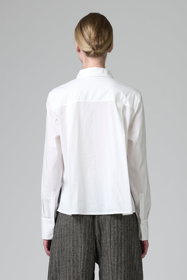 Camicia corta in popeline di cotone stretch | 1016.CFDTDB-5001.110