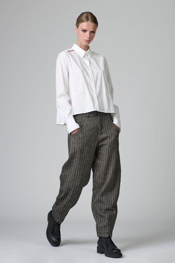 Camicia corta in popeline di cotone stretch | 1016.CFDTDB-5001.110