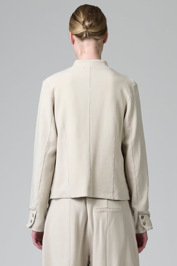 Veste ajustée en laine et viscose stretch | 1016.CFDTRBC120.01