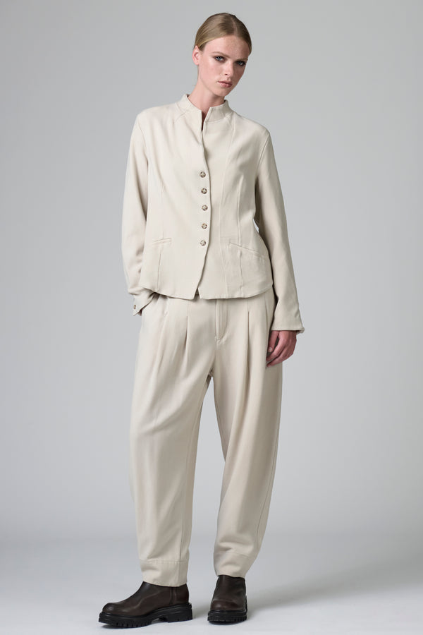 Stretch wool and viscose shaped jacket | 1016.CFDTRBC120.01