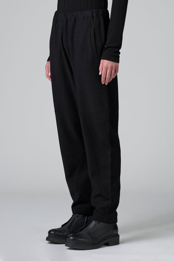 Hose im Comfort Fit mit elastischem Bund aus Stretch-Woll-Viskose | 1016.CFDTRBC124.10