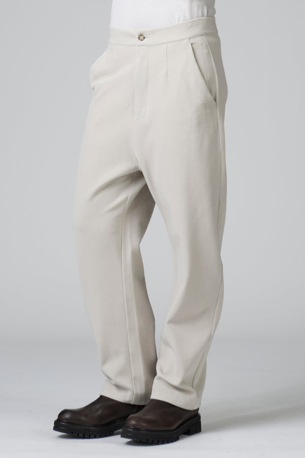 Hose mit tief sitzendem Schritt aus elastischem Jersey aus Viskose-Mix | 1016.CFDTRBH173.01