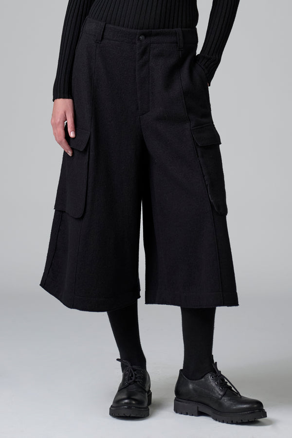 Bermuda cargo in panno di lana | 1016.CFDTRBU302.10