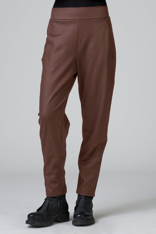 Pantalone regular fit in maglia di lana cotta | 1016.CFDTRBV316.19