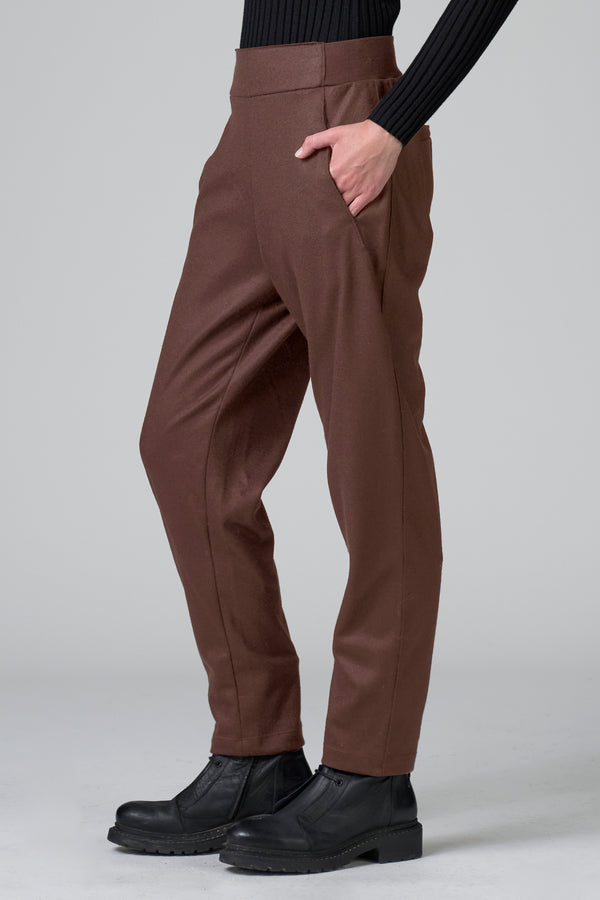 Pantalone regular fit in maglia di lana cotta | 1016.CFDTRBV316.19