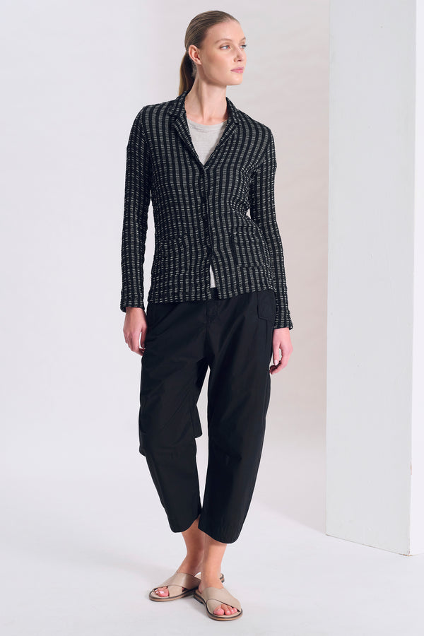 Strickjacke im Slim Fit aus Viskose-Leinen-Mix mit Karomuster | 1017.CFDTRC11460.10
