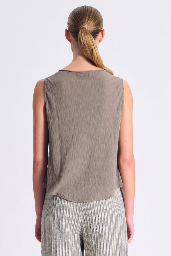 Canotta in maglia di cotone fiammato | 1017.CFDTRC5400.21