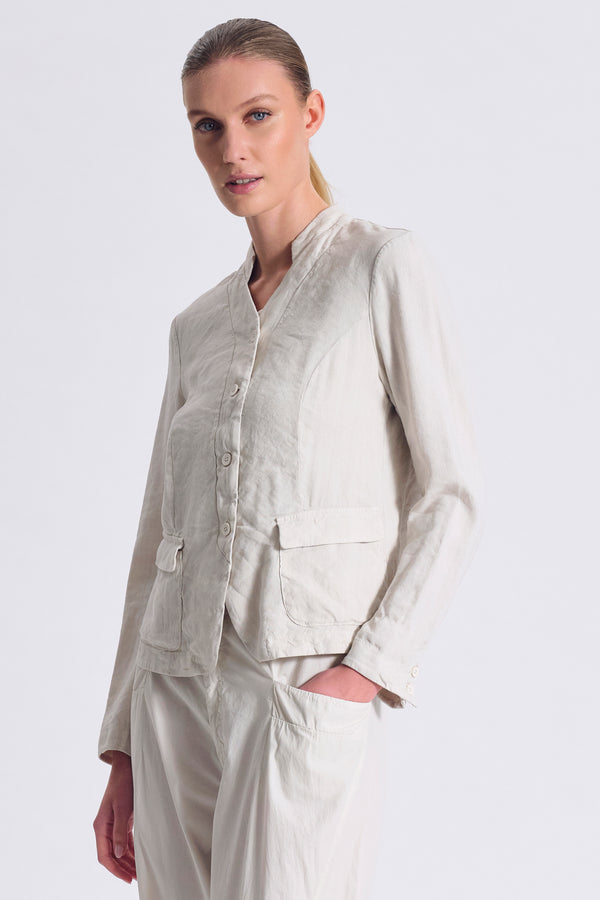 Giacca in lino e viscosa stretch | 1017.CFDTRCC120.01