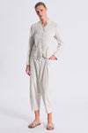 Jacke aus Leinen und Viskose mit Stretchanteil | 1017.CFDTRCC120.01