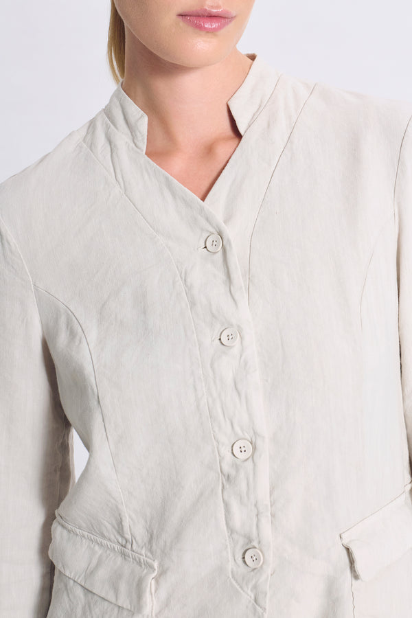 Giacca in lino e viscosa stretch | 1017.CFDTRCC120.01