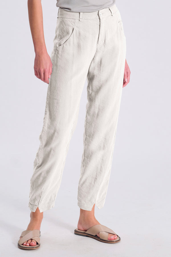 Pantalone comfort fit in lino e viscosa stretch | 1017.CFDTRCC126.01