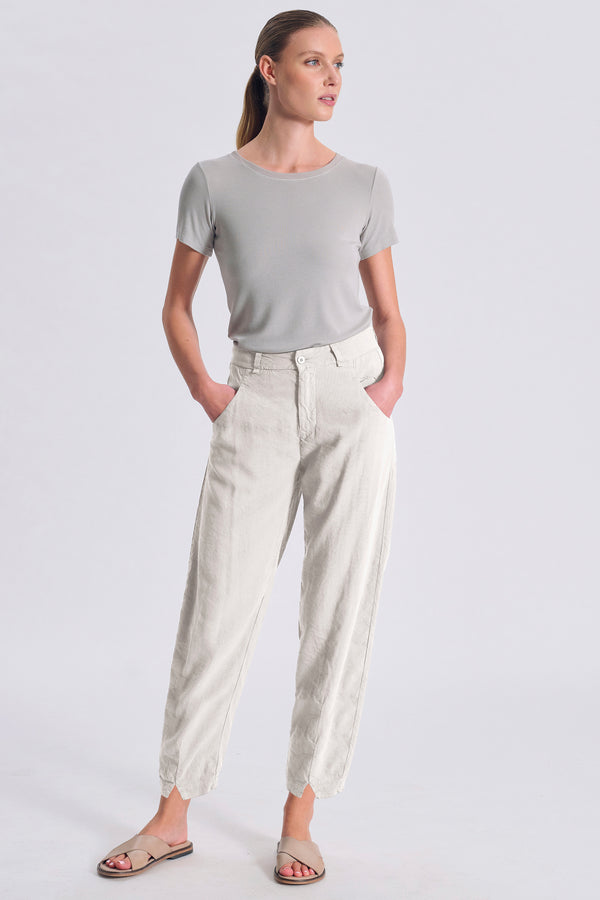 Pantalone comfort fit in lino e viscosa stretch | 1017.CFDTRCC126.01