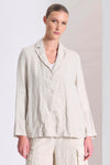Giacca linea dritta a due bottoni in lino | 1017.CFDTRCD135.01