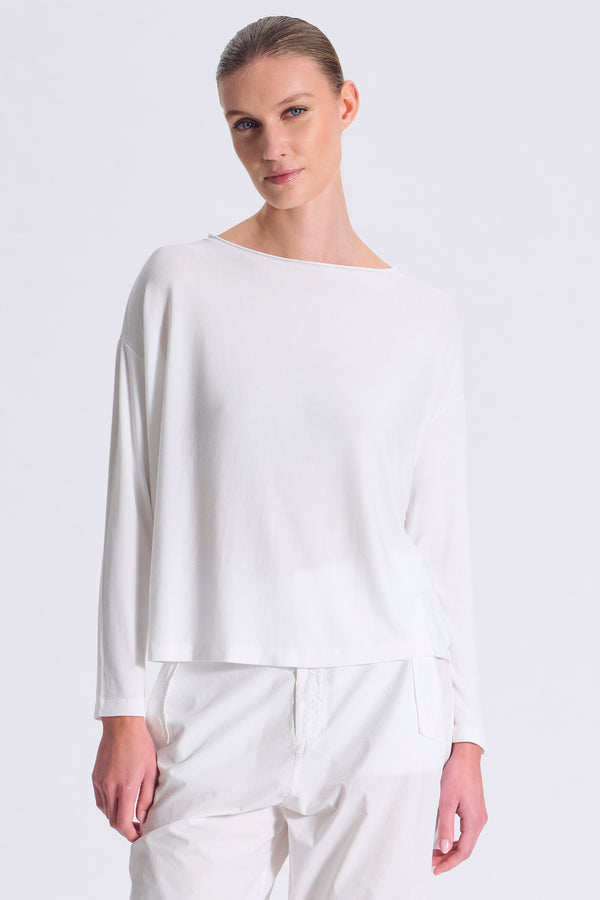 LONGSLEEVE AUS MODALJERSEYMISCHUNG - BEIDSEITIG TRAGBAR | 1017.CFDTRCI181.00