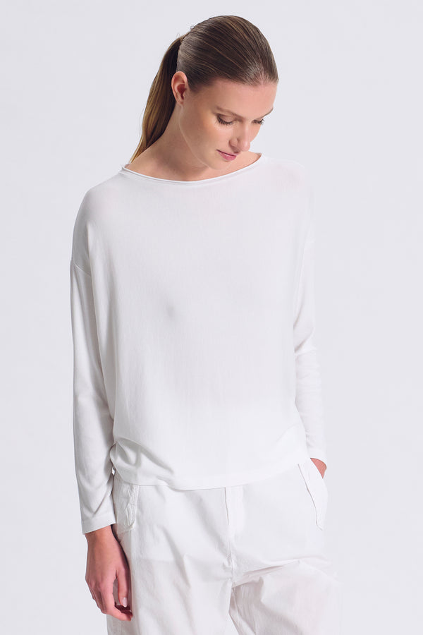 LONGSLEEVE AUS MODALJERSEYMISCHUNG - BEIDSEITIG TRAGBAR | 1017.CFDTRCI181.00