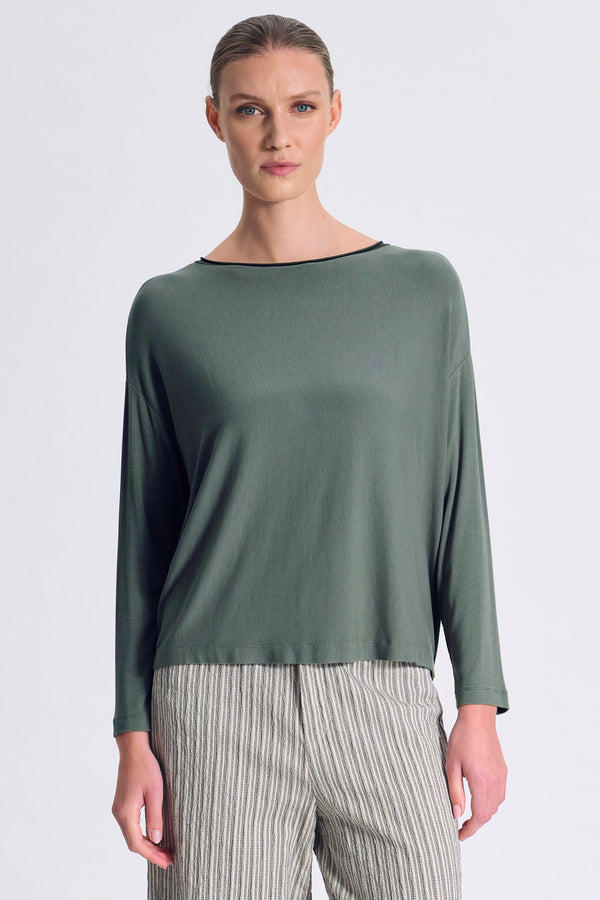 LONGSLEEVE AUS MODALJERSEYMISCHUNG - BEIDSEITIG TRAGBAR | 1017.CFDTRCI181.04