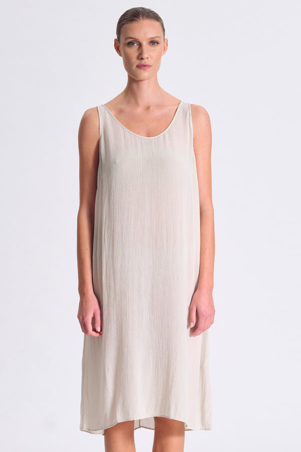 Viscose calf-length slip dress | 1017.CFDTRCL210.02