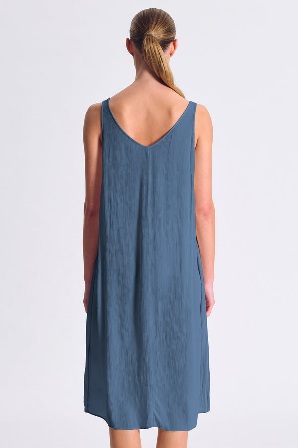 Viscose calf-length slip dress | 1017.CFDTRCL210.05