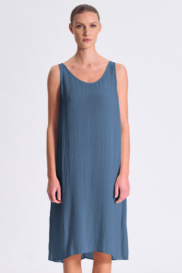 Viscose calf-length slip dress | 1017.CFDTRCL210.05