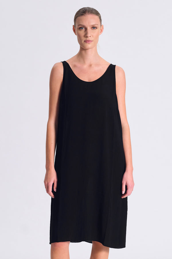 Abito sottoveste lunghezza al polpaccio in viscosa | 1017.CFDTRCL210.10