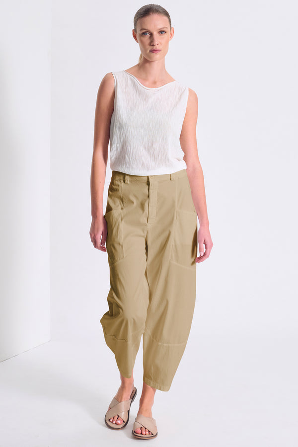 Pantalone comfort fit taglio ergonomico in cotone e tencel stretch | 1017.CFDTRCO247.03